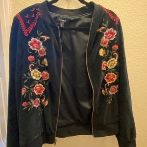 Torrid Embroidered Jacket Zip Up